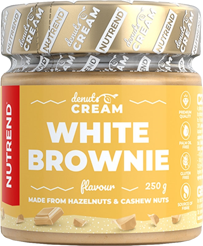 Nutrend DeNuts Cream White brownie 250 g brownie bianco
