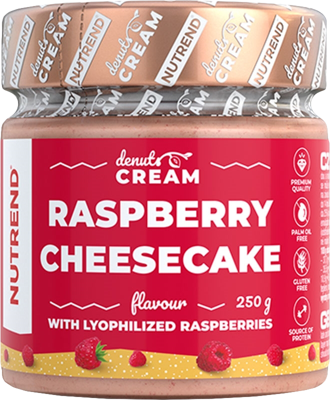 Nutrend DeNuts Cream Raspberry Cheesecake 250 g sernik malinowy