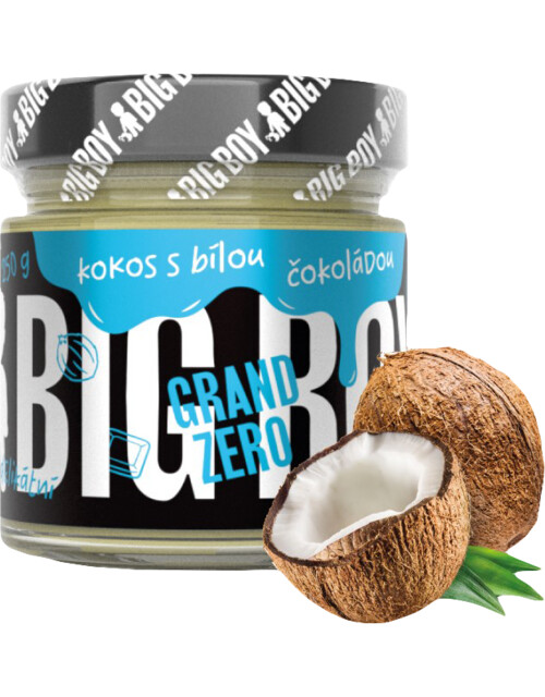 Grand Zero s kokosem a bílou čokoládou 250 g