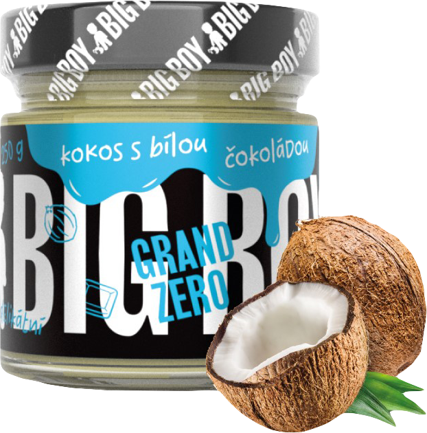 Big Boy Grand Zero Kokosnöt 250 g kokosnöt-vit choklad