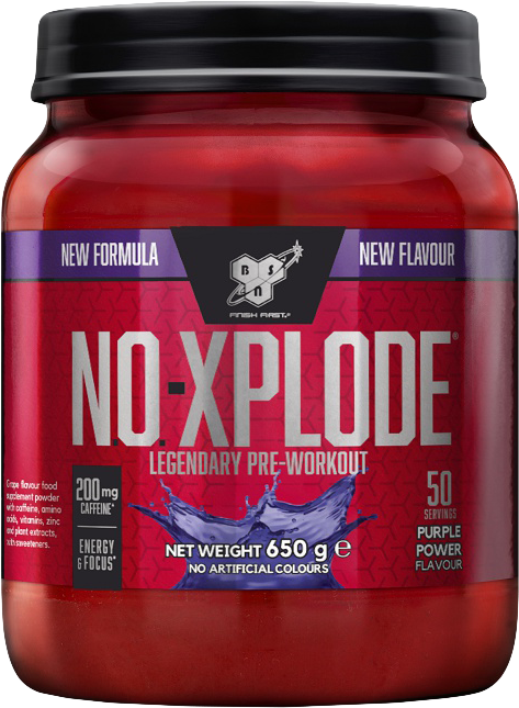 BSN N.O.-Xplode Legendary NEW 650 g punainen ryntäys