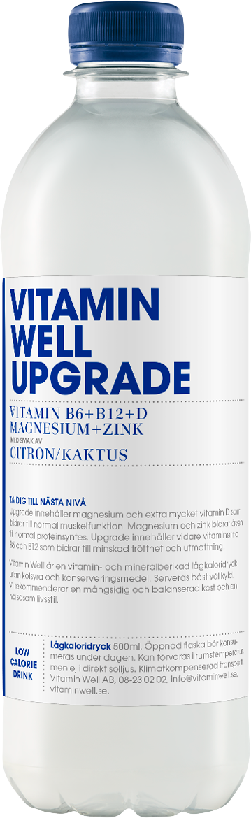 Vitamin Well Upgrade 500 ml citrón-kaktus