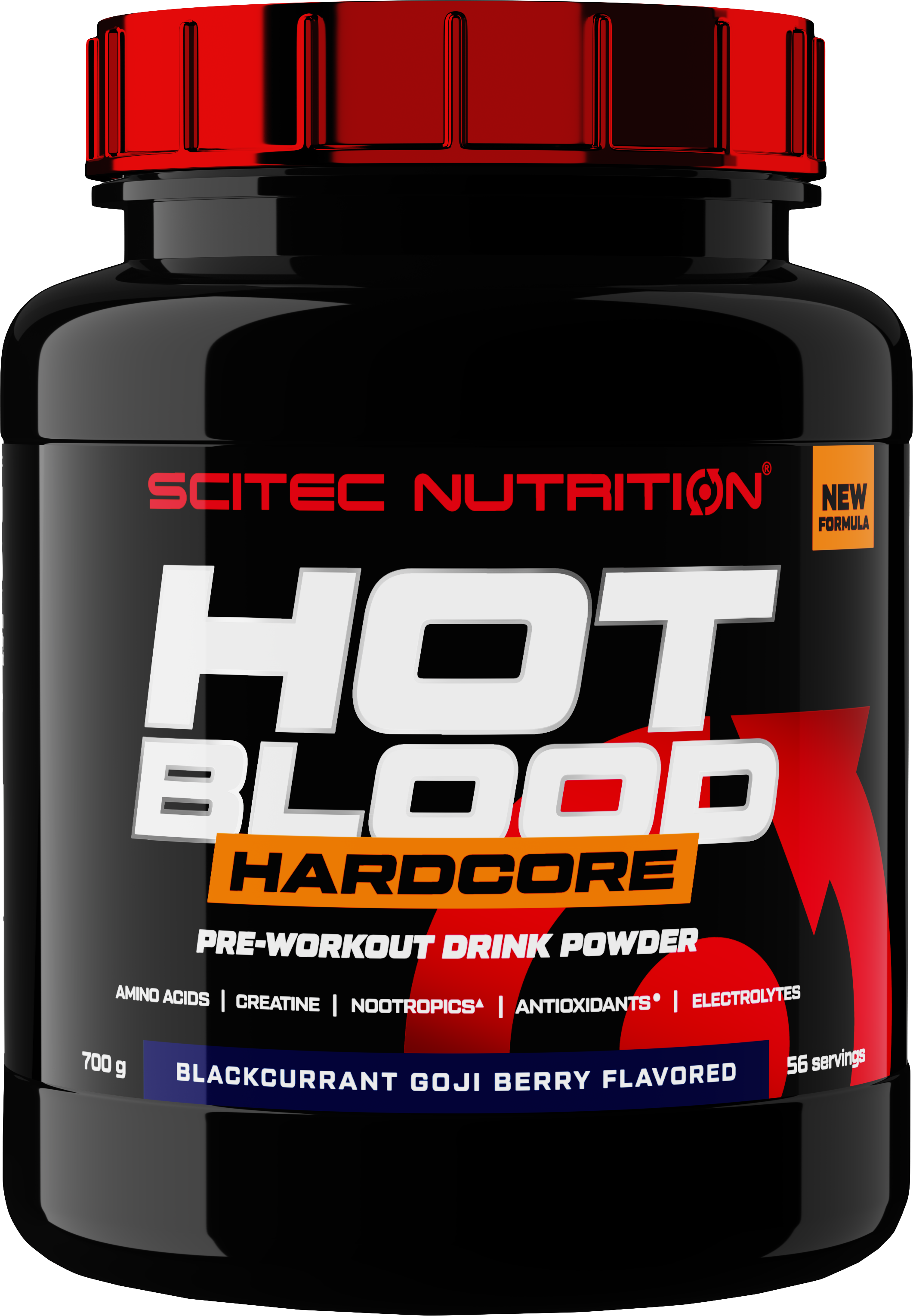 Scitec Nutrition Hot Blood Hardcore 700 g růžová limonáda