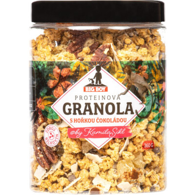 Big Boy Protein granola with dark chocolate @kamilasikl 360 g