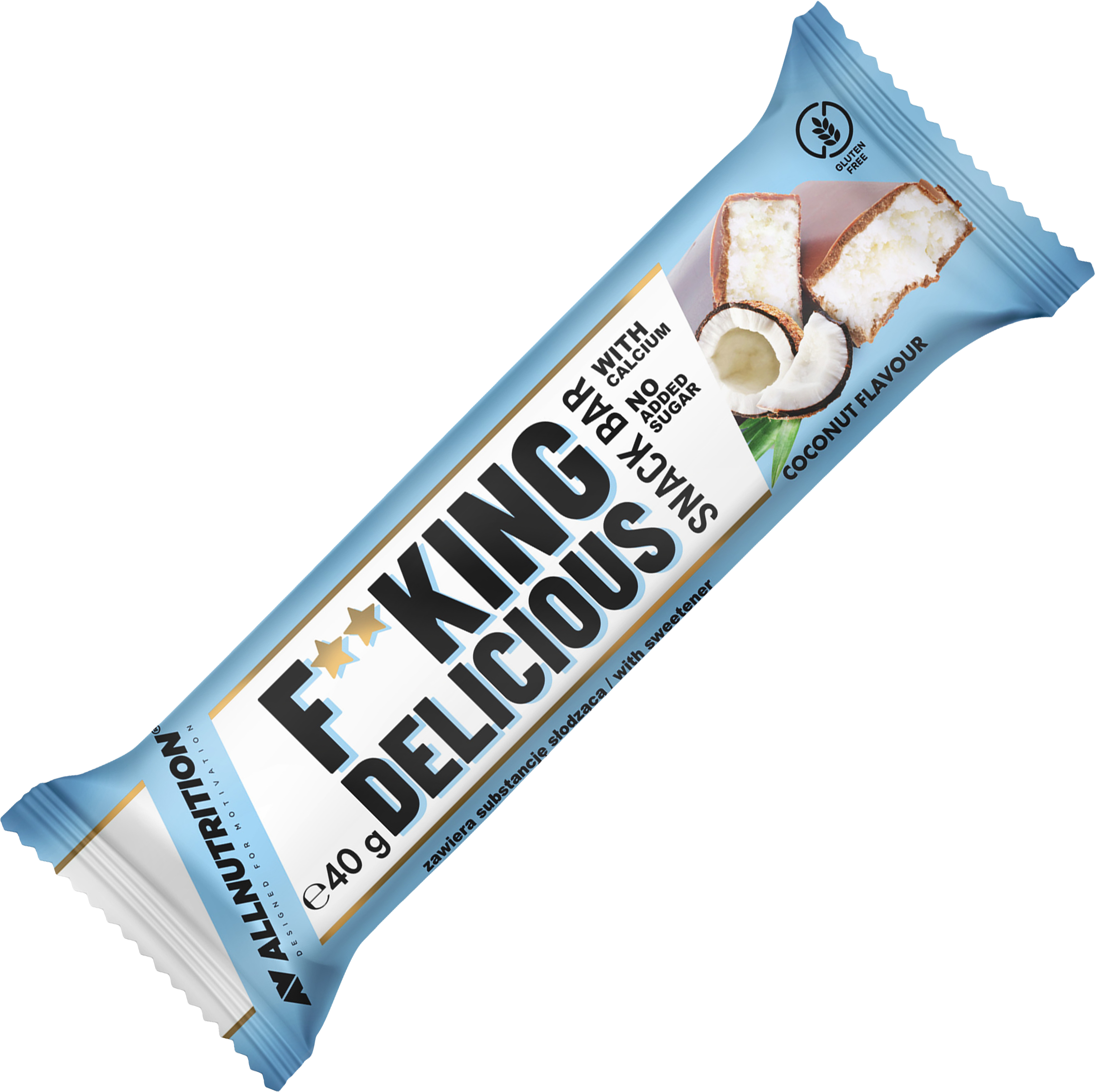 ALLNUTRITION F**king Delicious Snack Bar 40 G Kokos