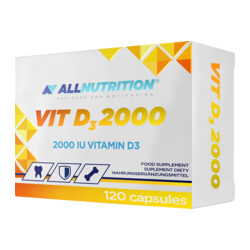ALLNUTRITION Vit D3 2000 120 kapslí