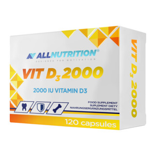 ALLNUTRITION Vit D3 2000 120 kapslí