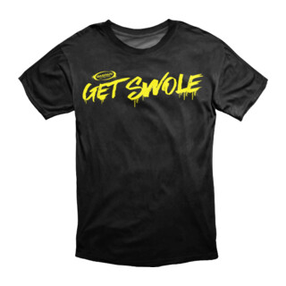 Gaspari Nutrition Mens T-shirt Get Swole schwarz