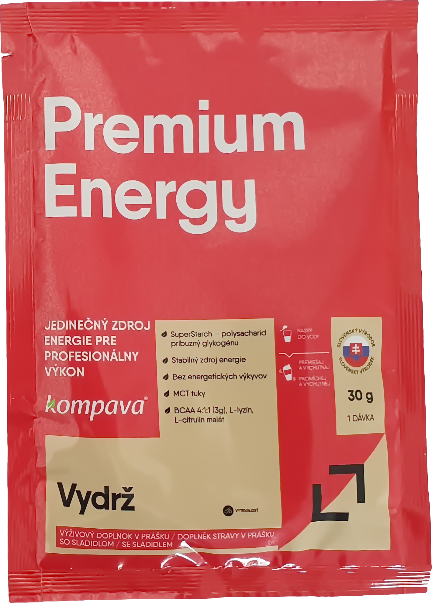 Kompava Premium Energy 30 G Pomaranč