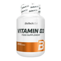 BioTech USA Vitamin D3 120 tablets