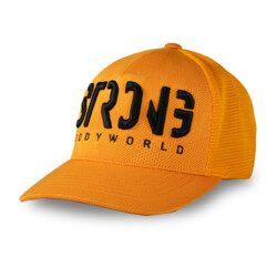 BodyWorld Šiltovka Hi-Tech Hybrid Flexfit STRONG oranžová