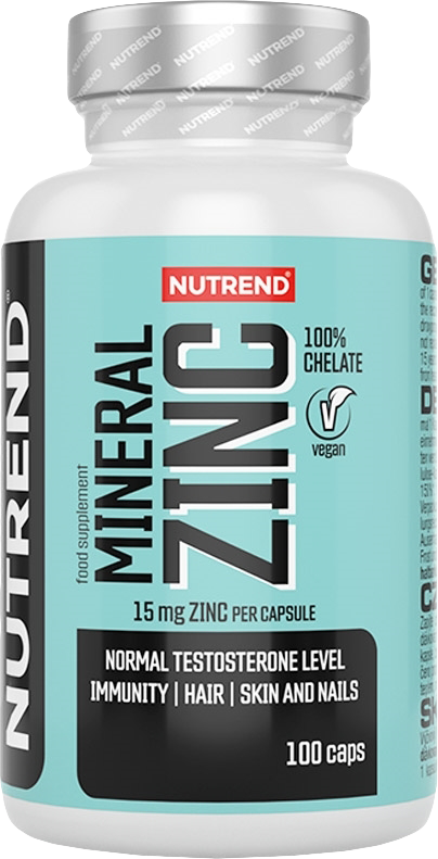 Nutrend Mineral Zinc 100% Chelate 100 kapszula