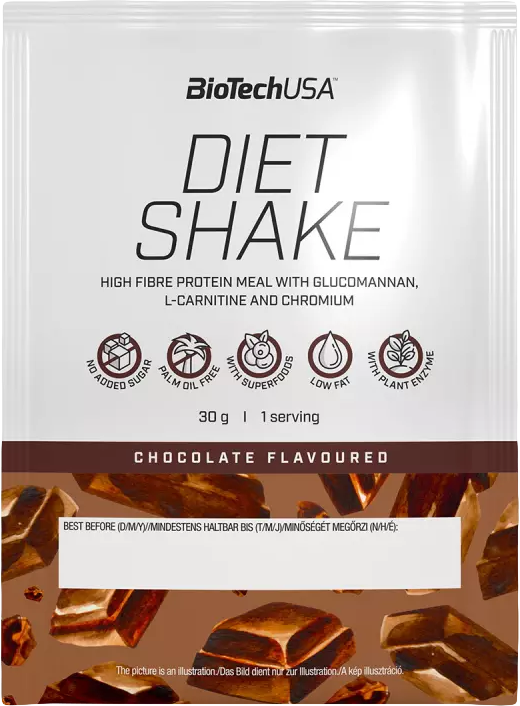 BioTech USA Diet Shake 30 G čokoláda