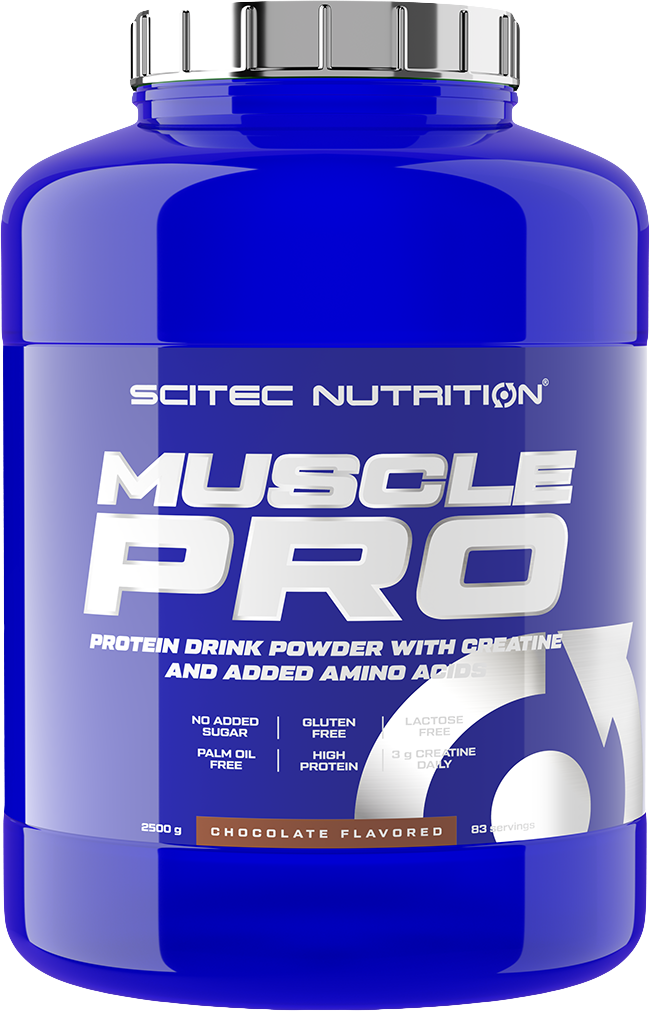 Scitec Nutrition Muscle Pro 2500 g căpșuni și iaurt