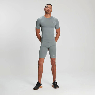 MyProtein Mens Essentials Training Baselayer Short Sleeve T-Shirt Sturm