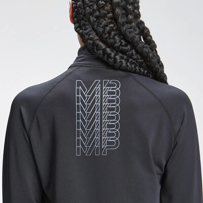 MyProtein Womens Repeat MP Training 1/4 Zip črna