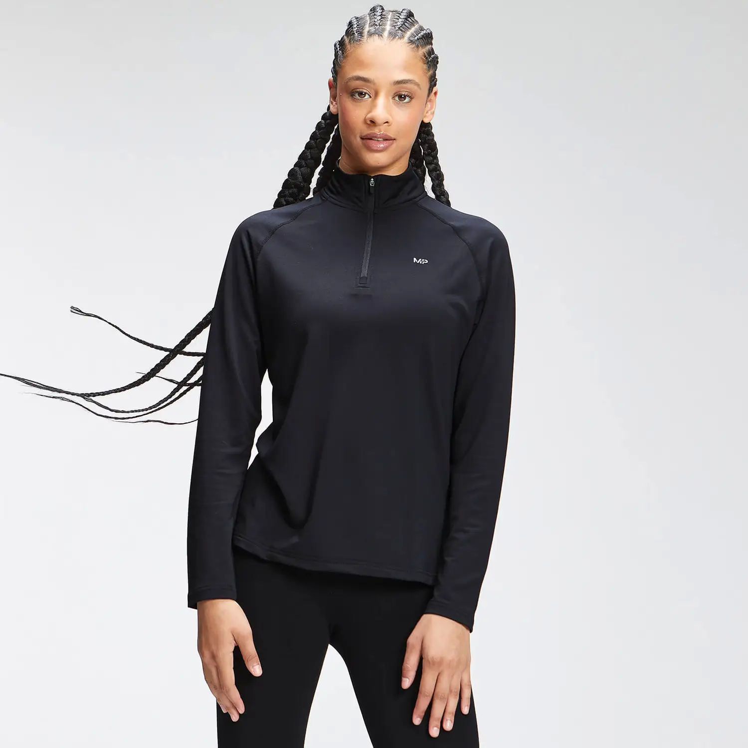 MyProtein Womens Repeat MP Training 1/4 Zip nero M