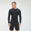 MyProtein Mens Tempo Seamless Long Sleeve Top črna
