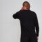 MyProtein Mens Luxe Classic Long Sleeve Crew μαύρο
