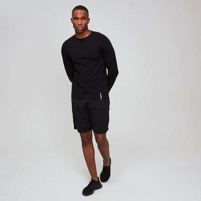 MyProtein Mens Luxe Classic Long Sleeve Crew μαύρο