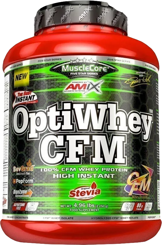 Amix OptiWhey CFM 2250 g podwójna czekolada