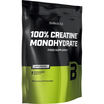 BioTech USA 100% Creatine Monohydrate 500 g (sáčok)