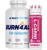 ALLNUTRITION Burn4All Fat Reductor 100 kapsúl + L-Carni Shock 80 ml ZADARMO