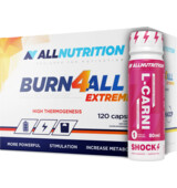 ALLNUTRITION Burn4All Extreme 120 kapsúl + L-Carni Shock 80 ml ZADARMO