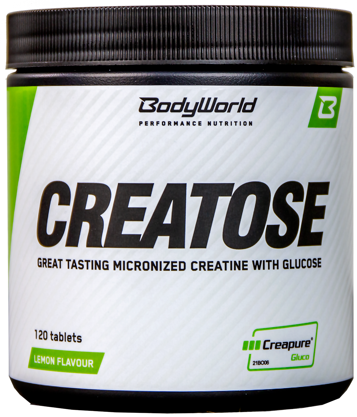 BodyWorld Creatose (Creapure Gluco) 120 tablets Limone
