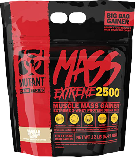 Mutant Mass XXXtreme 2500 5450 g vaniljajäätelö