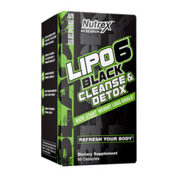 Nutrex Lipo 6 Black Cleanse & Detox 60 cápsulas