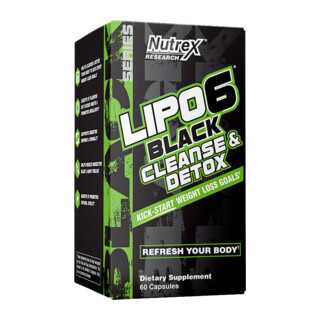 Nutrex Lipo 6 Black Cleanse & Detox 60 gélules