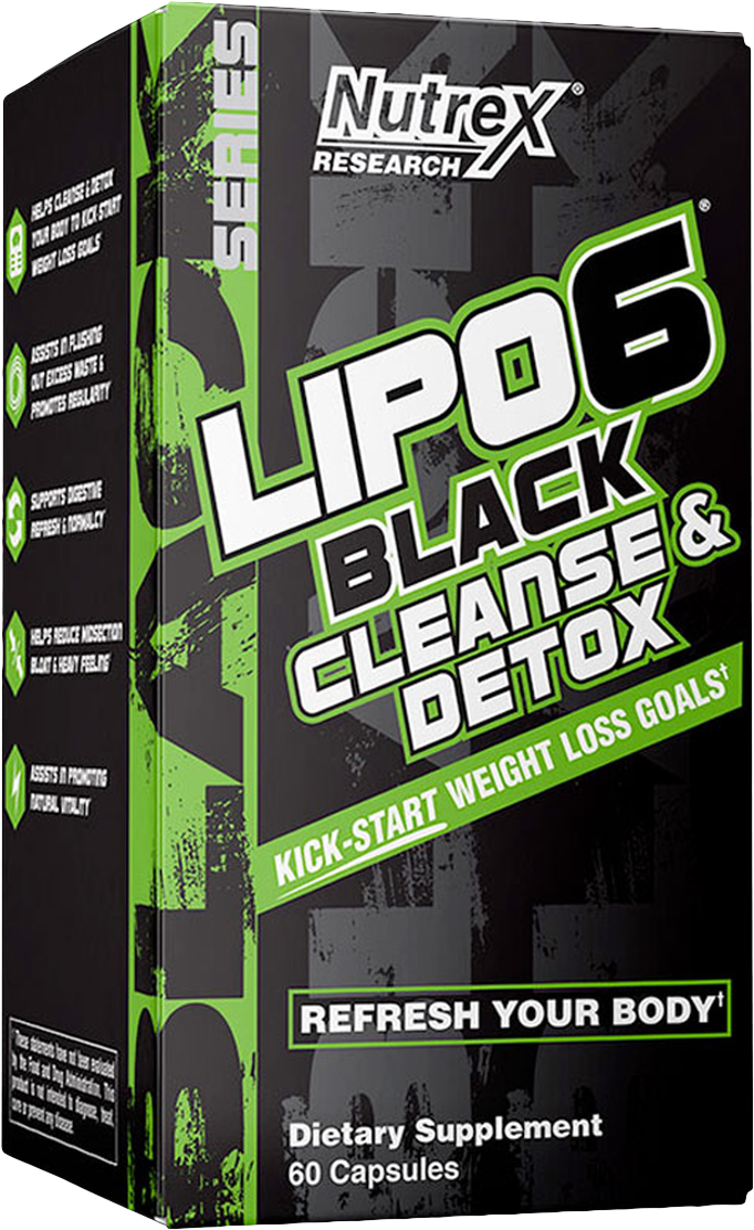 Nutrex Lipo 6 Black Cleanse & Detox 60 cápsulas