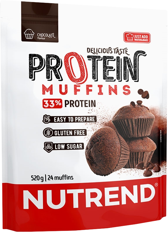 Nutrend Protein Muffins 520 g vanilka-malina