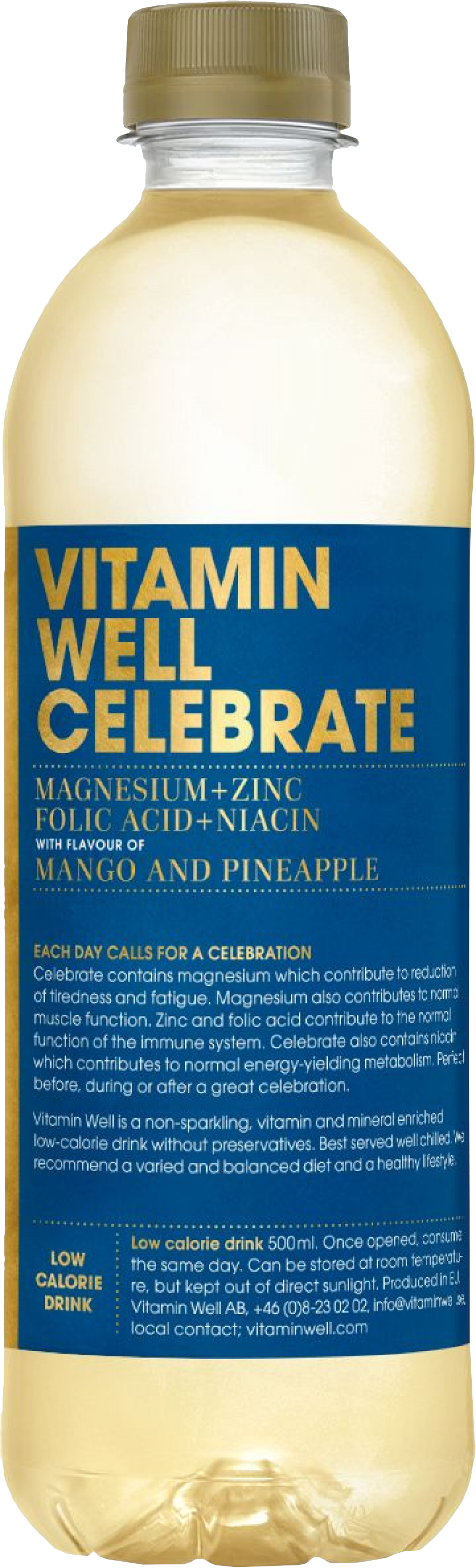 Vitamin Well Celebrate 500 ml ananás-mango