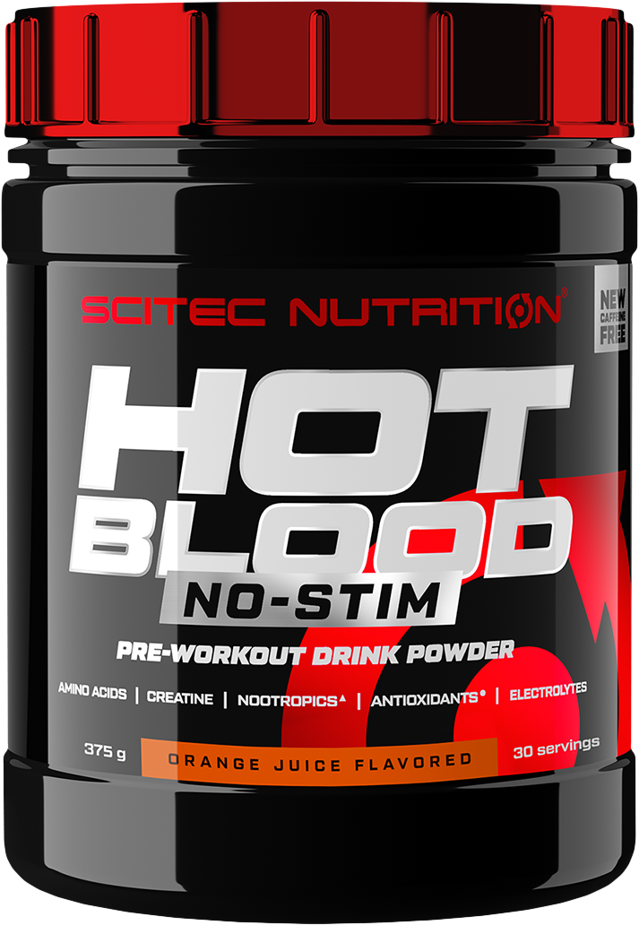Scitec Nutrition Hot Blood No-Stim 375 g sok pomarańczowy