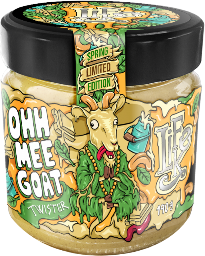 LifeLike Ohh Mee Goat Twister 190 G Ohh Mee Goat (kešu-kozie Mlieko-špenát)