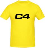 Cellucor Mens C4 T-shirt yellow