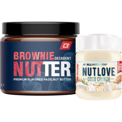 BodyWorld Brownie Decadent Nutter 500 g + NUTLOVE 200 g ZADARMO