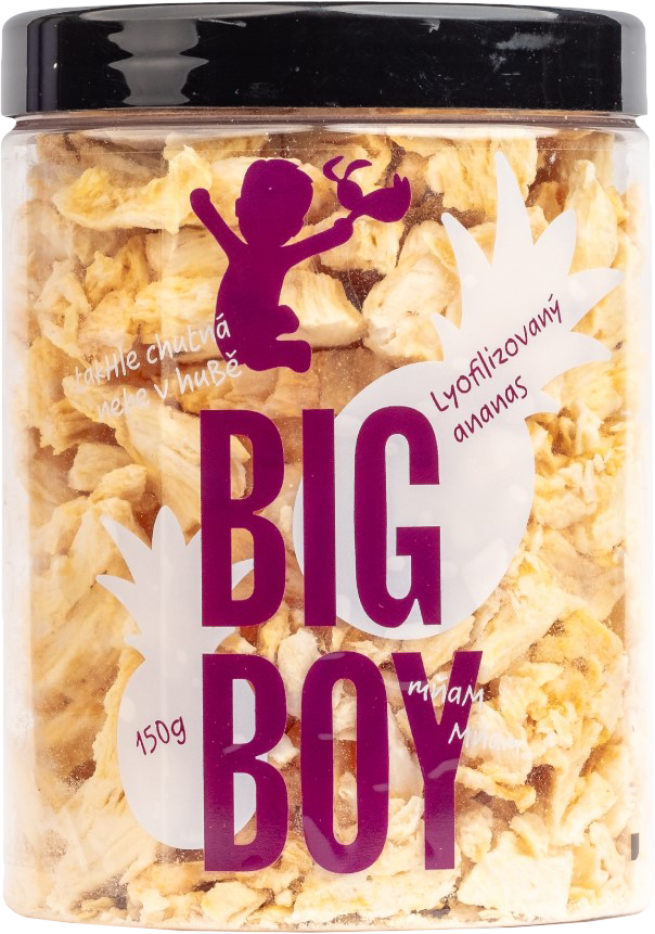 Big Boy Ananás Kúsky Lyofilizované 150 G Ananás