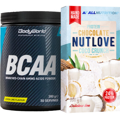 BCAA 360 g + ALLNUTRITION Protein Chocolate 100 g ZADARMO