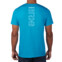 BodyWorld Mens BodyWorld Strong Feels Good t-shirt logo bleu caraïbe / blanc