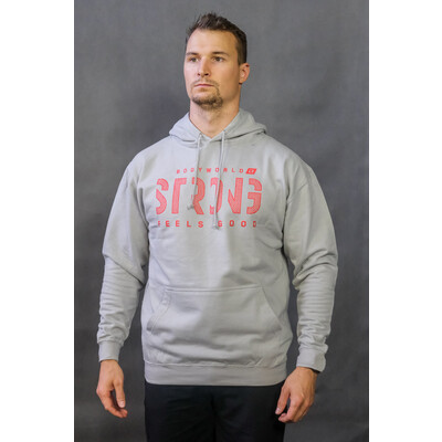 BodyWorld Herren STRONG Pattern Hoodie moondust grey