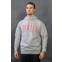 BodyWorld Férfi STRONG Pattern Hoodie moondust grey