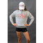 BodyWorld Férfi STRONG Pattern Hoodie moondust grey