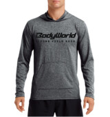 BodyWorld Férfi Performance BodyWorld Strong Feels Good pulóver heather grey