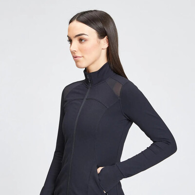 MyProtein Womens Power Regular Fit Jacket black