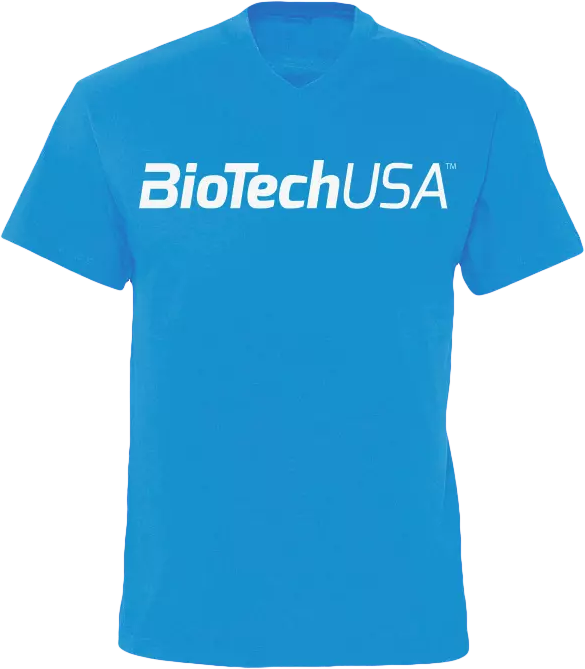 BioTech USA Pánske Tričko BioTech USA Modré XXL