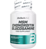 BioTech USA MSM Chondroitin Glucosamine 60 tablets