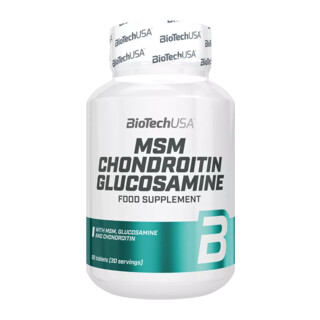 BioTech USA MSM Chondroitin Glucosamine 60 tabliet